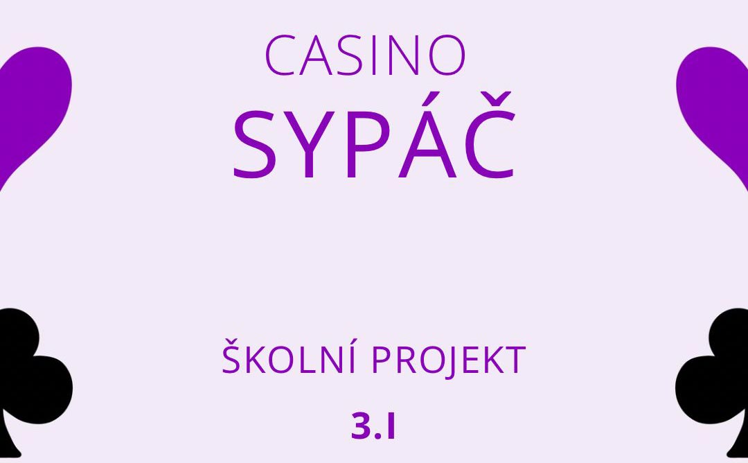 Fotka ke článku Týmový projekt 3.I - Online casino Sypáč